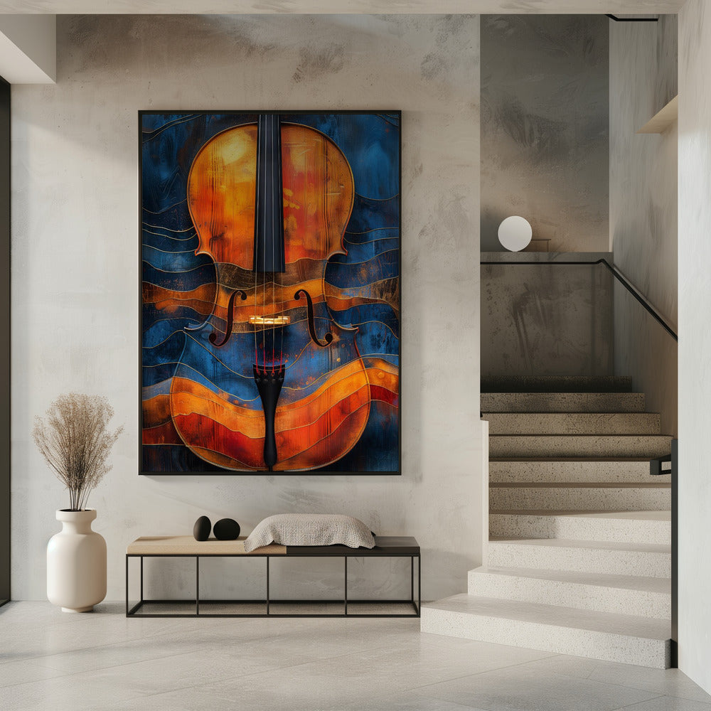 Wall art Music Violin 6 Canvas Print