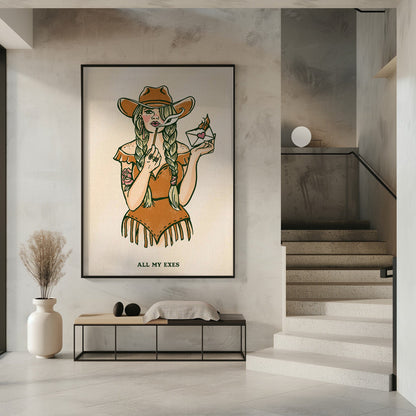 Wall Art All My Exes 2