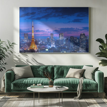 Wall art Tokyo night view