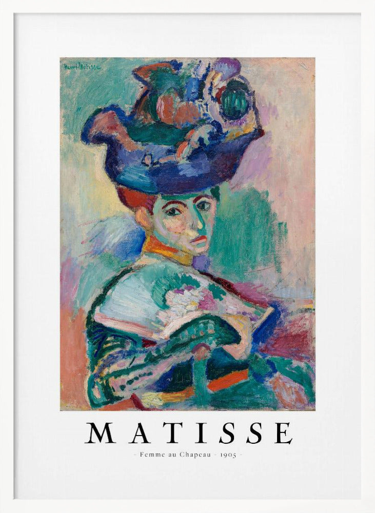 Wall art Woman With Hat 1905