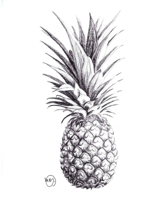 Pineapple Greeting Card
