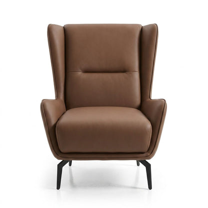 PM06 Premium Relaxsessel aus Rindsleder mit Ottoman
