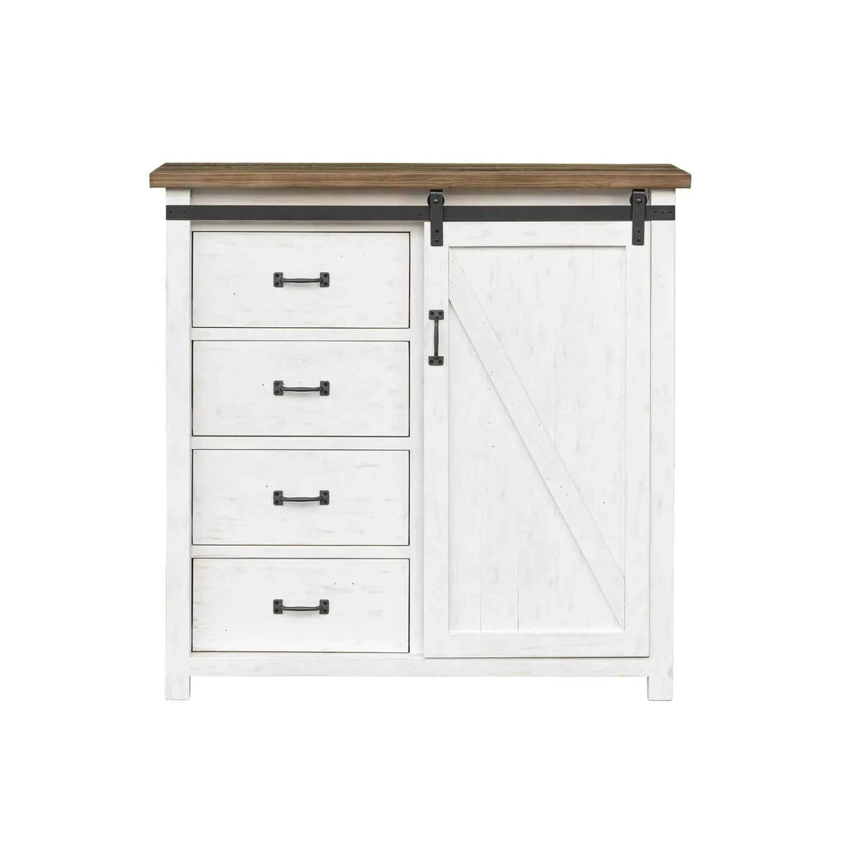 Preston 4 Drawer Chest with 1 Door