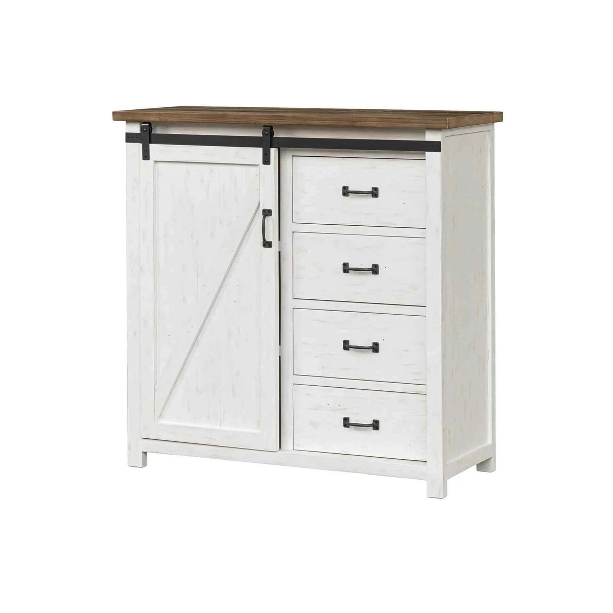 Preston 4 Drawer Chest with 1 Door