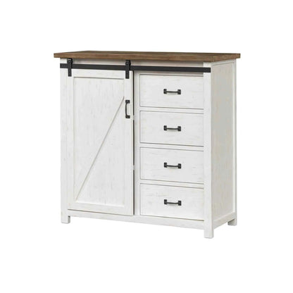 Preston 4 Drawer Chest with 1 Door