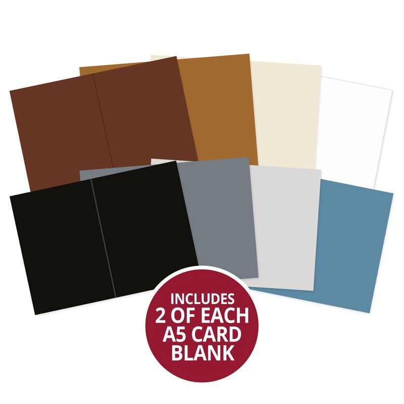 Adorable Scorable Pre-Scored Card Blanks - A5 Neutrals Selection