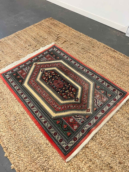 Persian Qom Rug | 3' 7" x 2' 8"