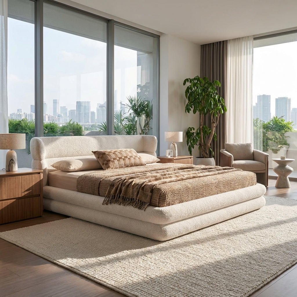 Quito King Fabric Bed