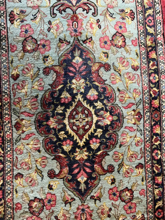 Persian Qom Runner | 6' 5" x 1' 8"