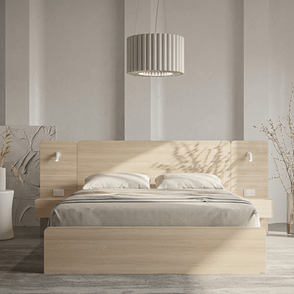 Rander Hotel Smart Bedroom Combo with Power Outlet & Reading Light