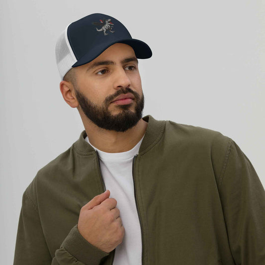 Tyrannosaurus Pecks Chickasouras Trucker Hat