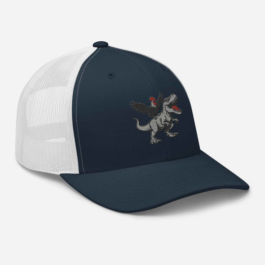 Tyrannosaurus Pecks Chickasouras Trucker Hat