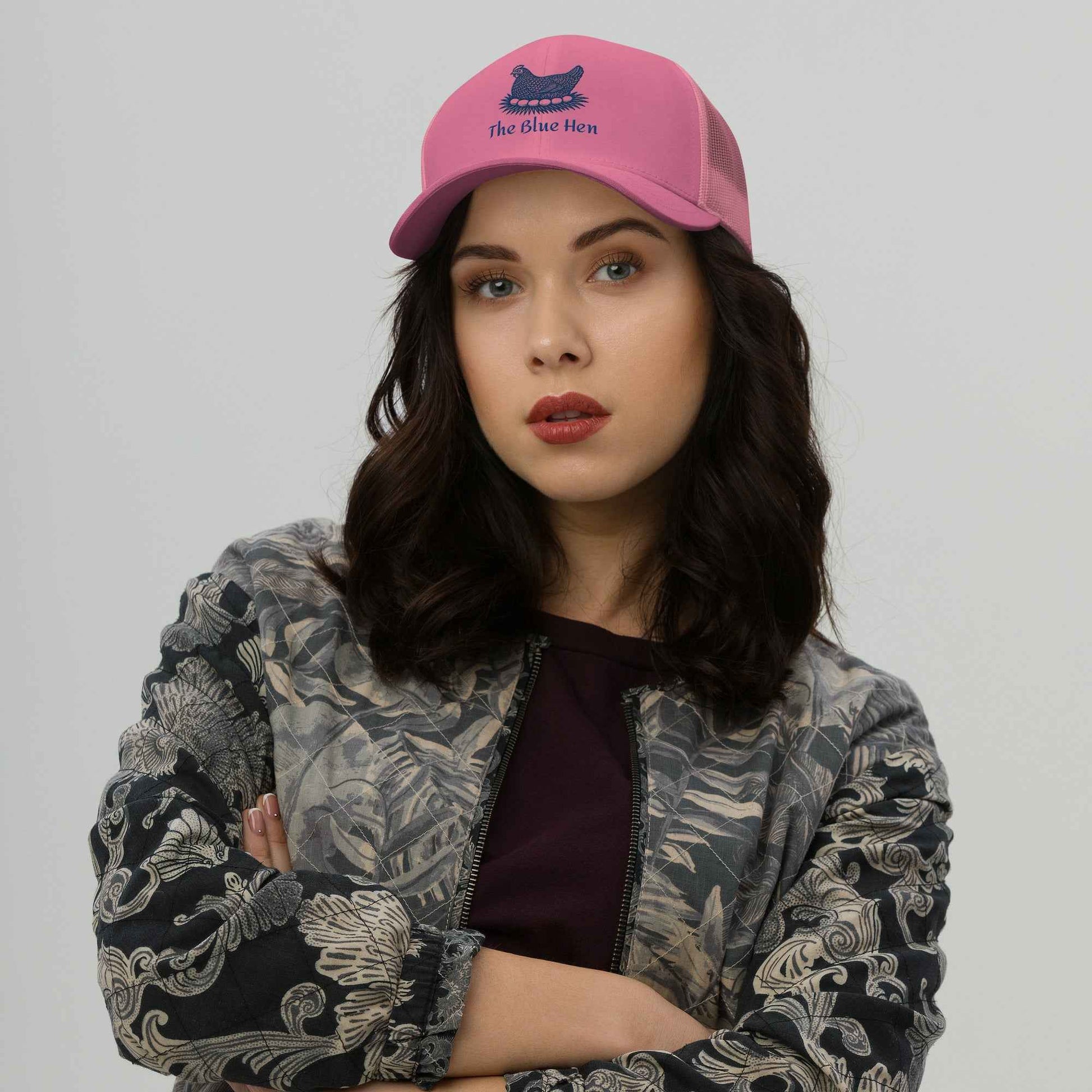 Retro Blue Hen Trucker Cap