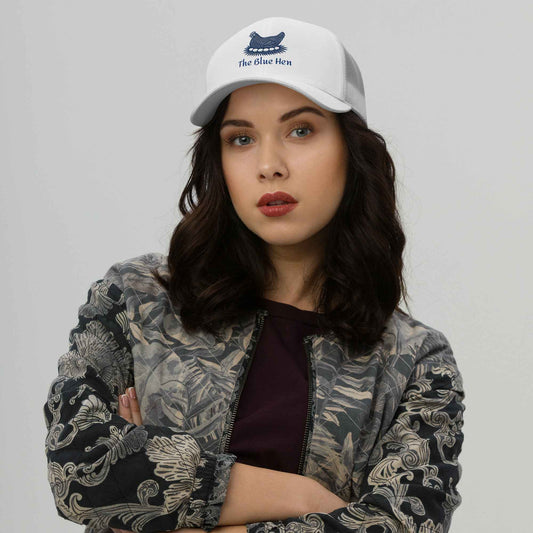 Retro Blue Hen Trucker Cap