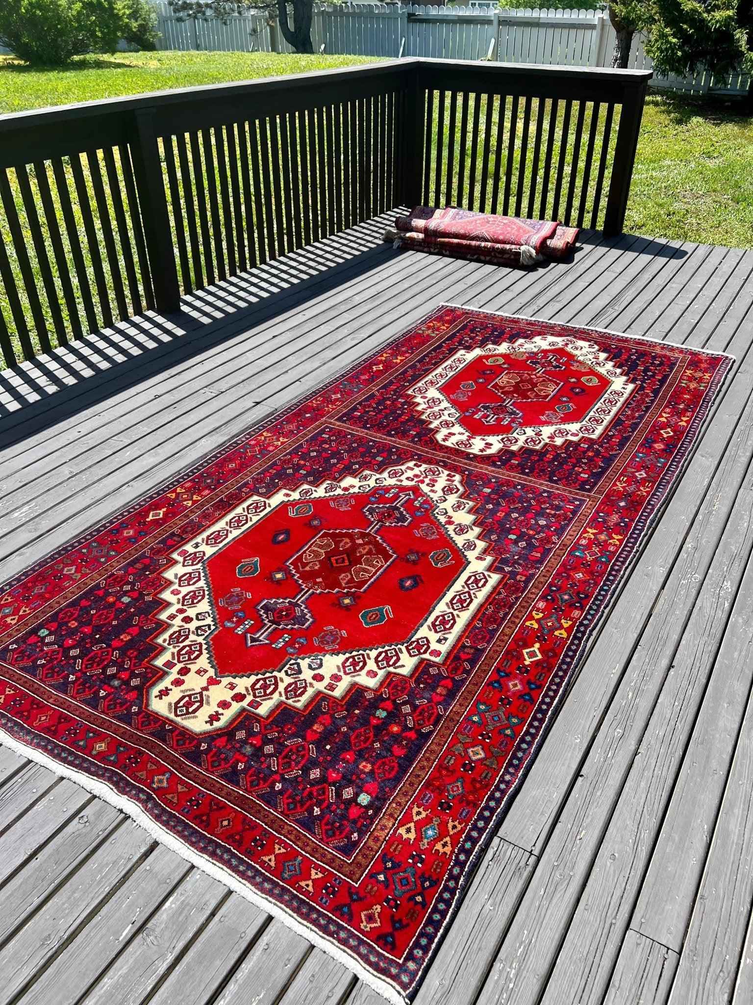 Rojan | 10' 2" x 4' 11" | Vintage Senneh Rug