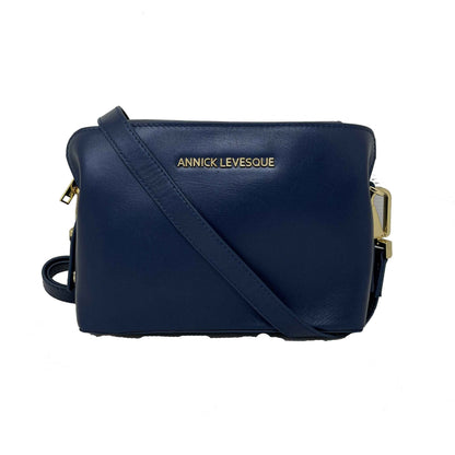 Sac à main deux en un, bleu Marine | Clarence - PRÉCOMMANDE