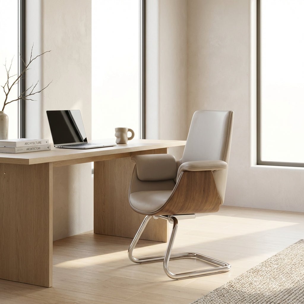 Malmö Premium Leather Visitor Chair