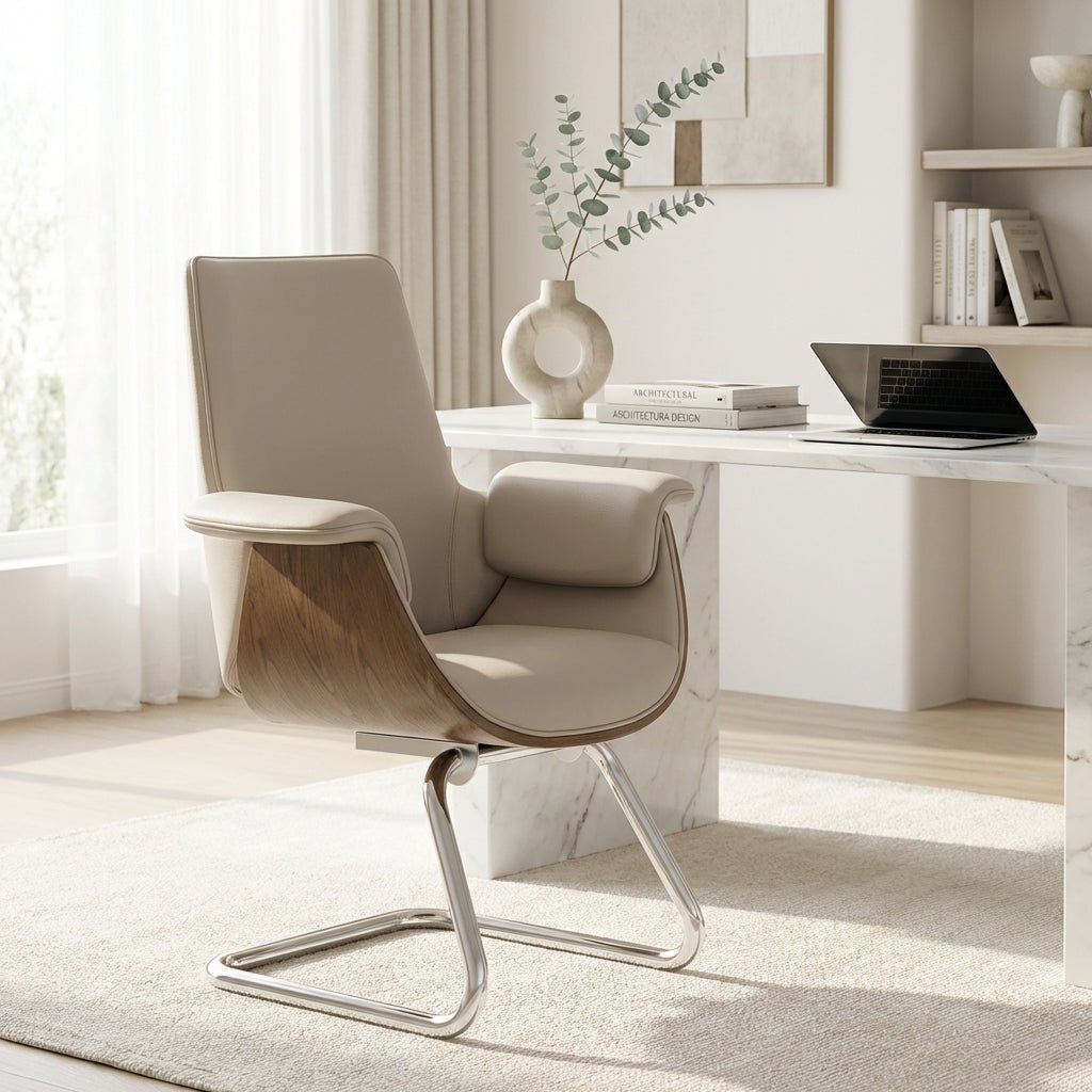 Malmö Premium Leather Visitor Chair