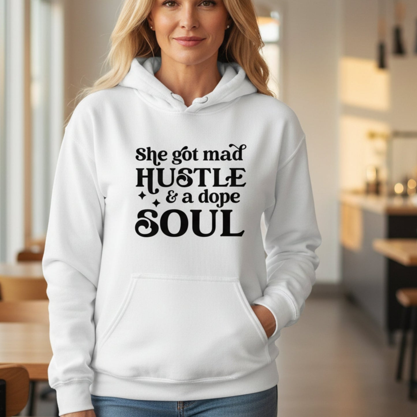 She's Got Mad Hustle & A Dope Soul Pullover Hoodie