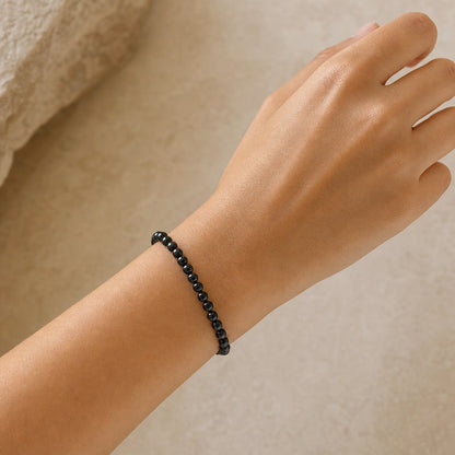 Shungite Bracelet Round - 6mm