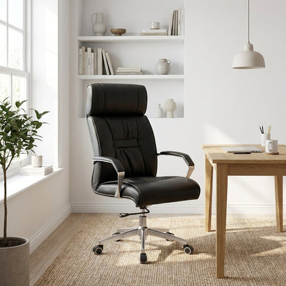 Sintra Full-Grain Leather Office Chair