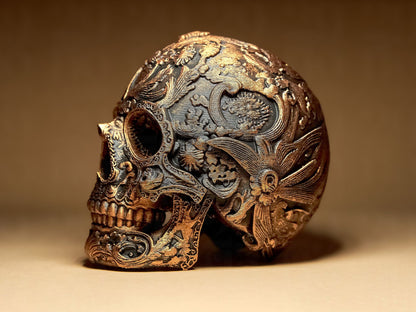 Ornate Skull - Gothic Skull Series
