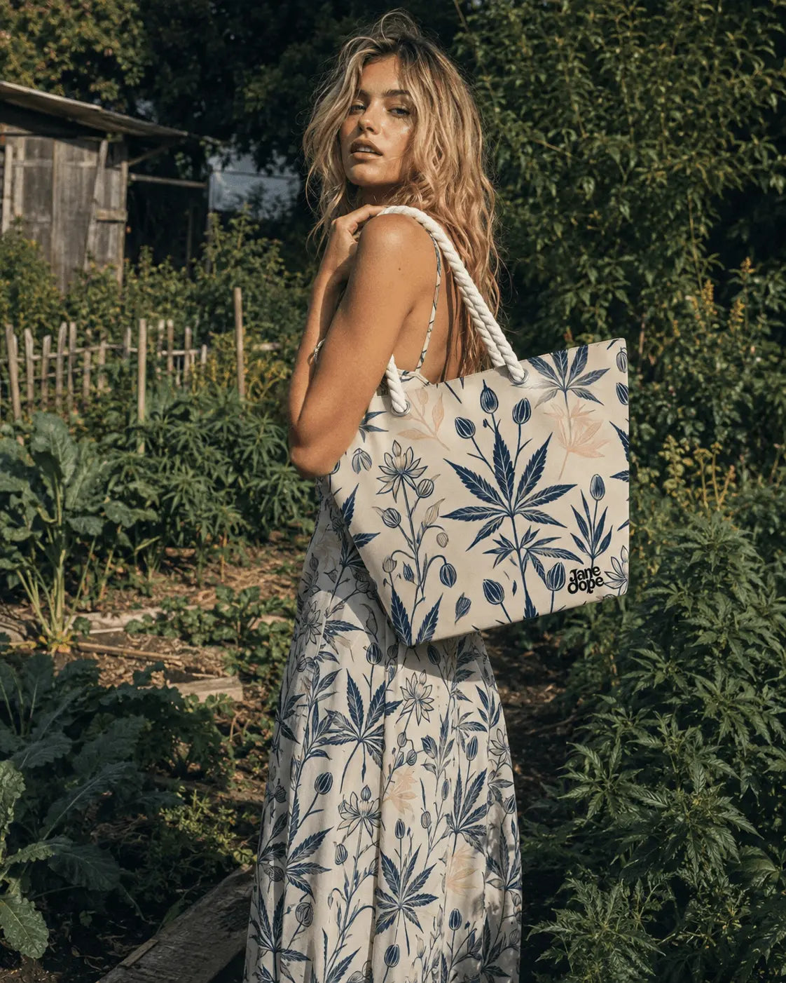 Soft Sativa Hemp Rope Tote Bag