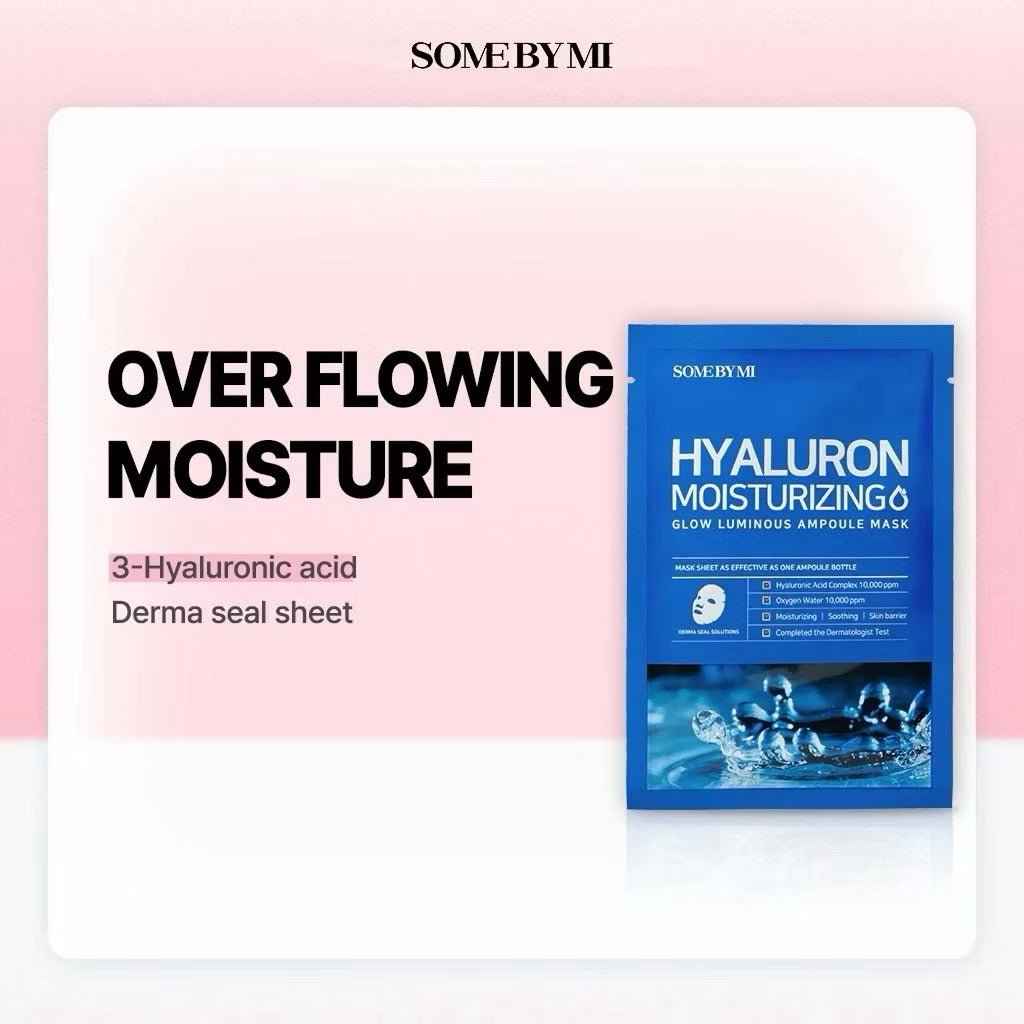 SOME BY MI Hyaluron Moisturizing Glow Luminous Ampoule Mask 1 PC