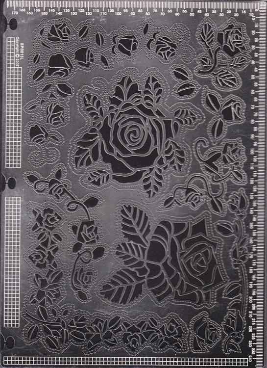 Ecstasy Crafts Exclusive Templates Large -Roses
