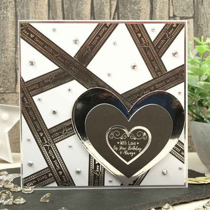 Stickables Self-Adhesive Foiled Sentiments Selection - Essential Colours