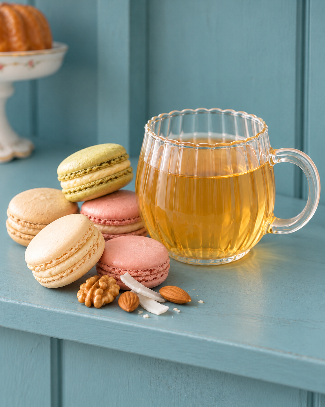 Sweet Macaron Tea