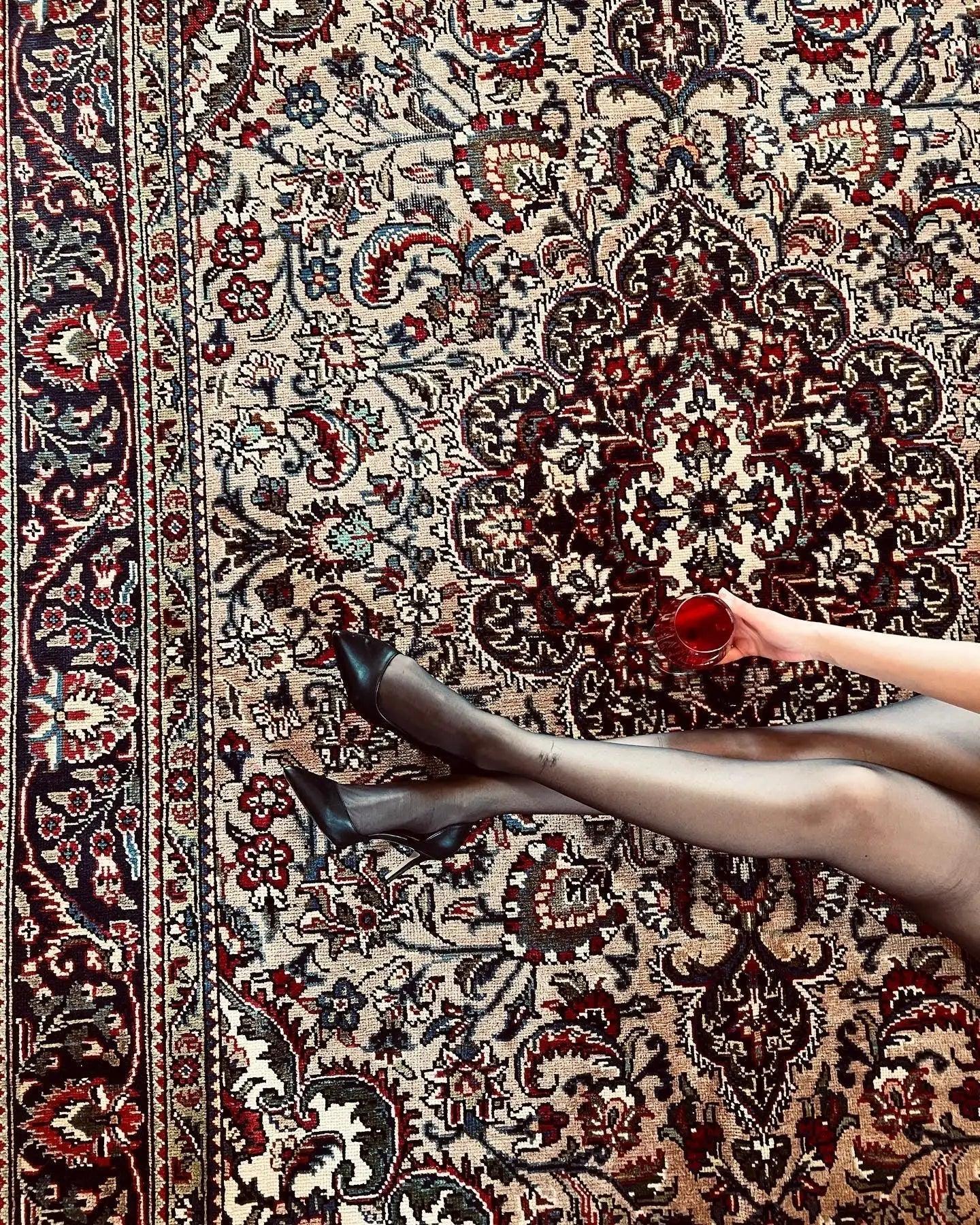 Persian Tabriz Rug | 9’ 5” x 6’ 4”