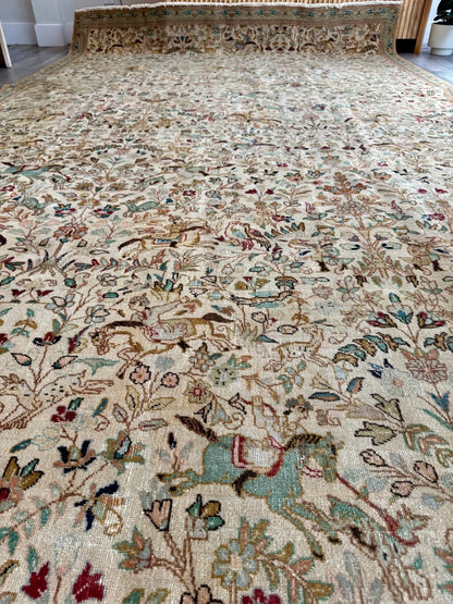Tabriz Tabatabai Rug | 7' 4" x 13' 1"