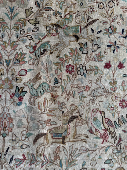 Tabriz Tabatabai Rug | 7' 4" x 13' 1"
