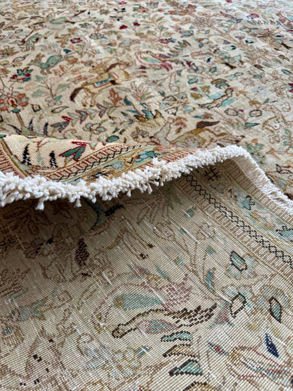 Tabriz Tabatabai Rug | 7' 4" x 13' 1"