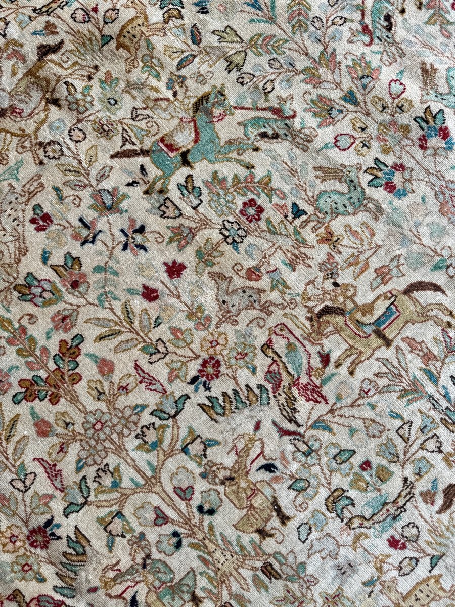 Tabriz Tabatabai Rug | 7' 4" x 13' 1"