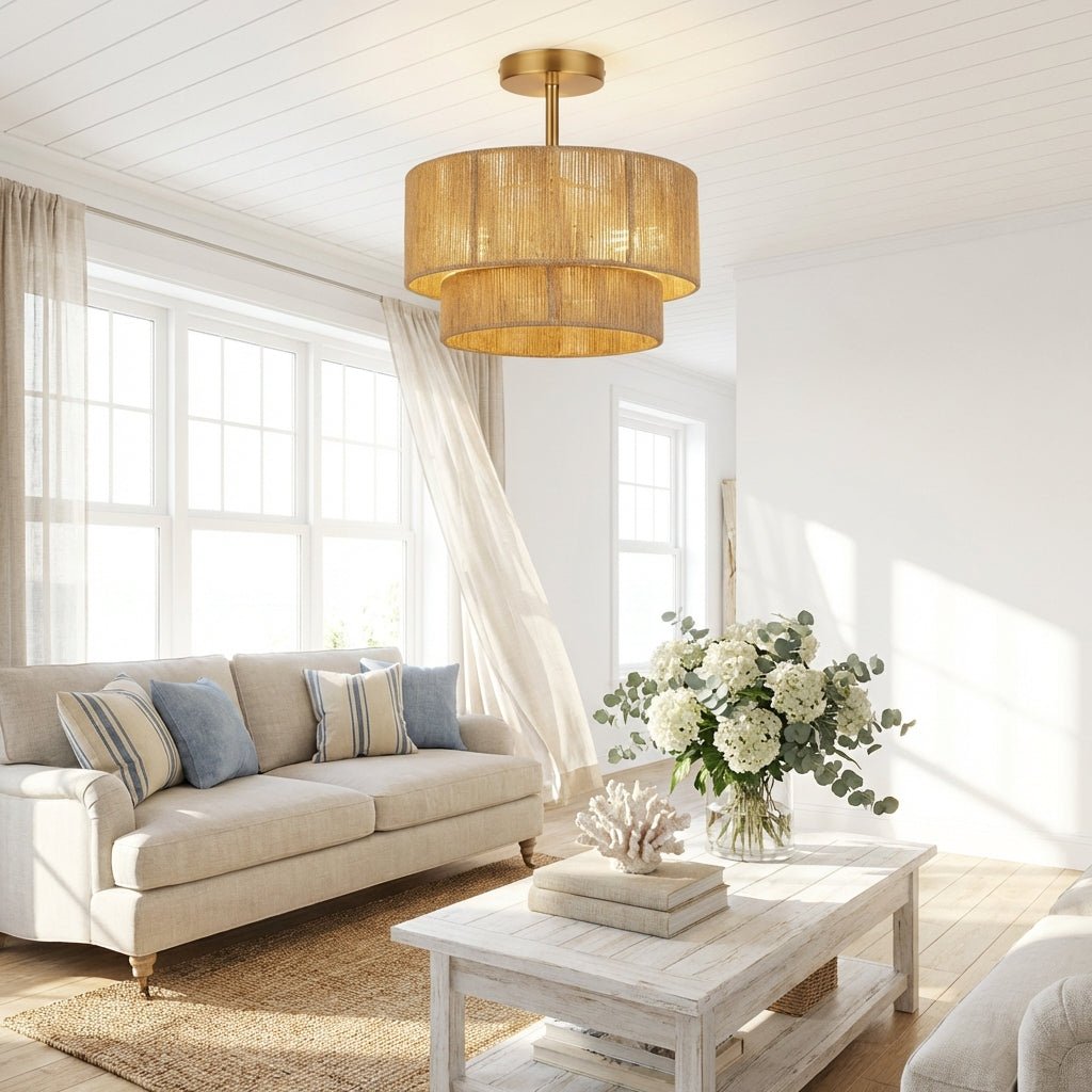 Tulum Weave Art Ceiling Light