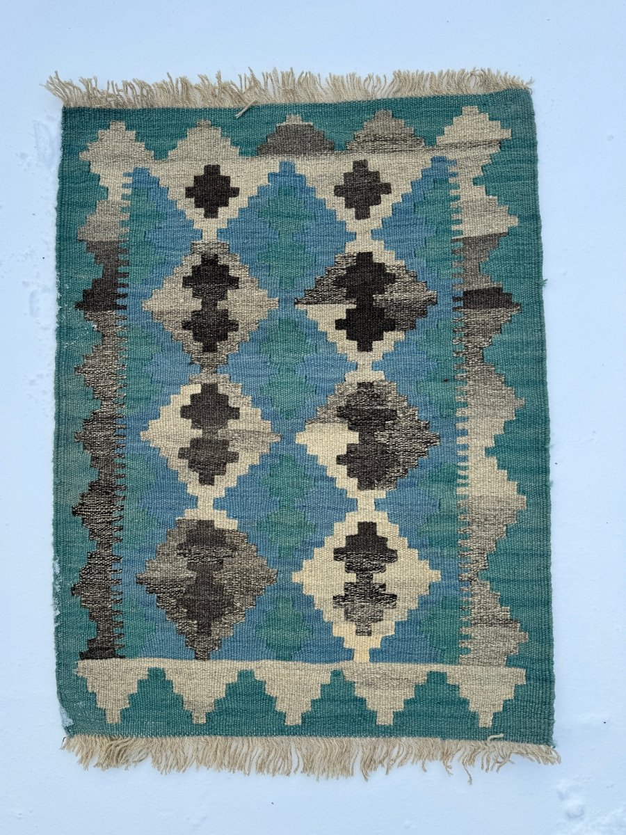 Tiny Persian Qashqai Kilim | 2' 1" x 2' 8"
