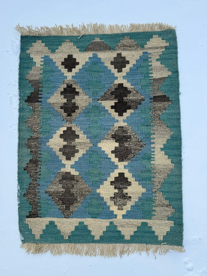 Tiny Persian Qashqai Kilim | 2' 1" x 2' 8"
