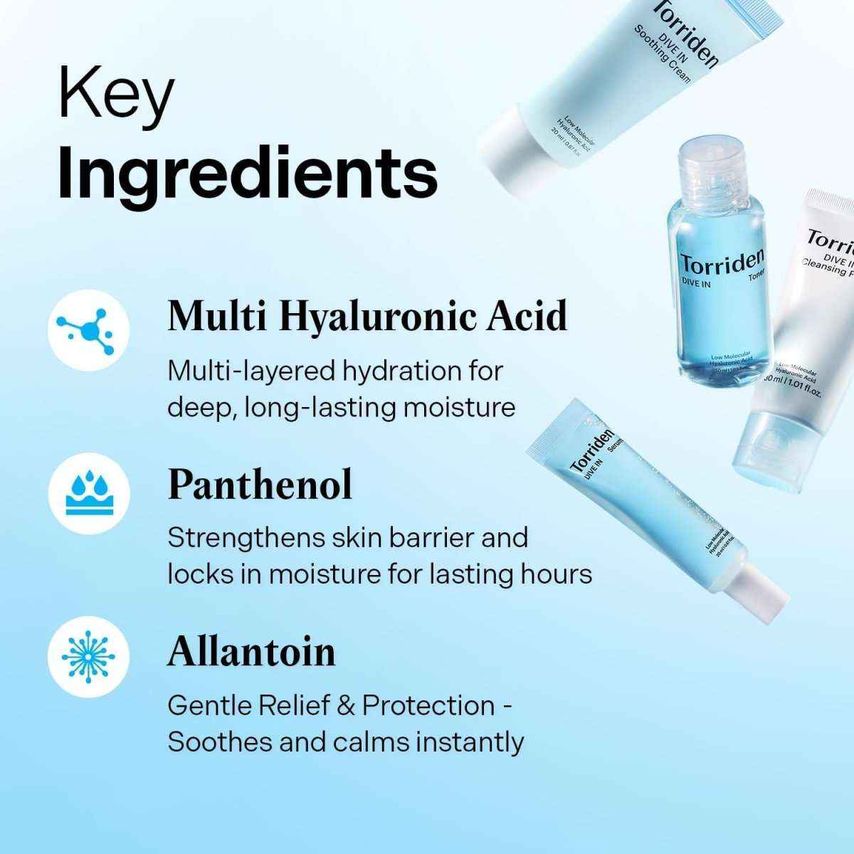 Torriden Dive-In Trial Kit For Dry Skin