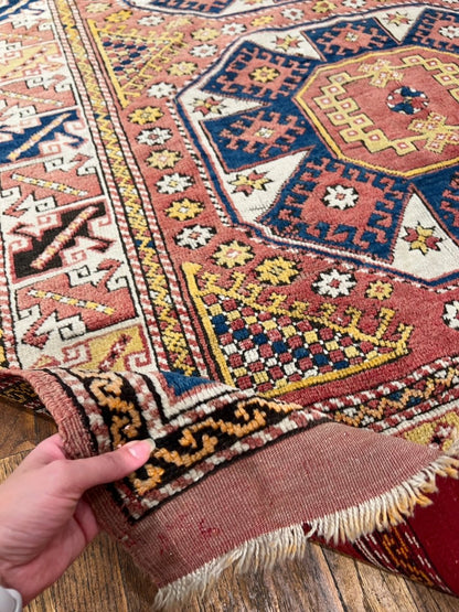 Turkish Ezine Rug | 4' 8" x 5' 11"