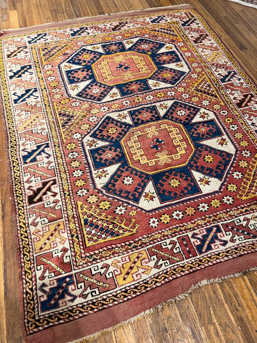 Turkish Ezine Rug | 4' 8" x 5' 11"