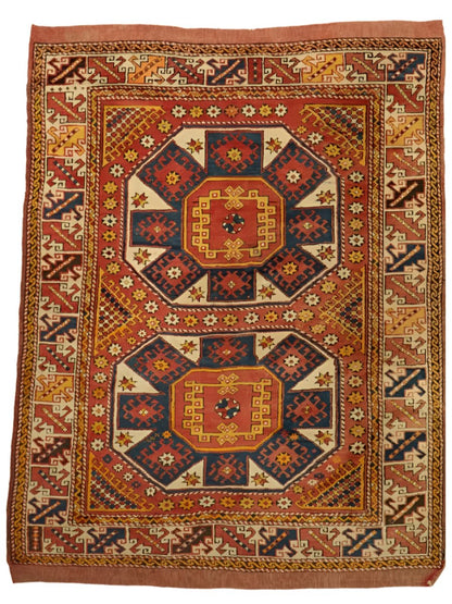 Turkish Ezine Rug | 4' 8" x 5' 11"
