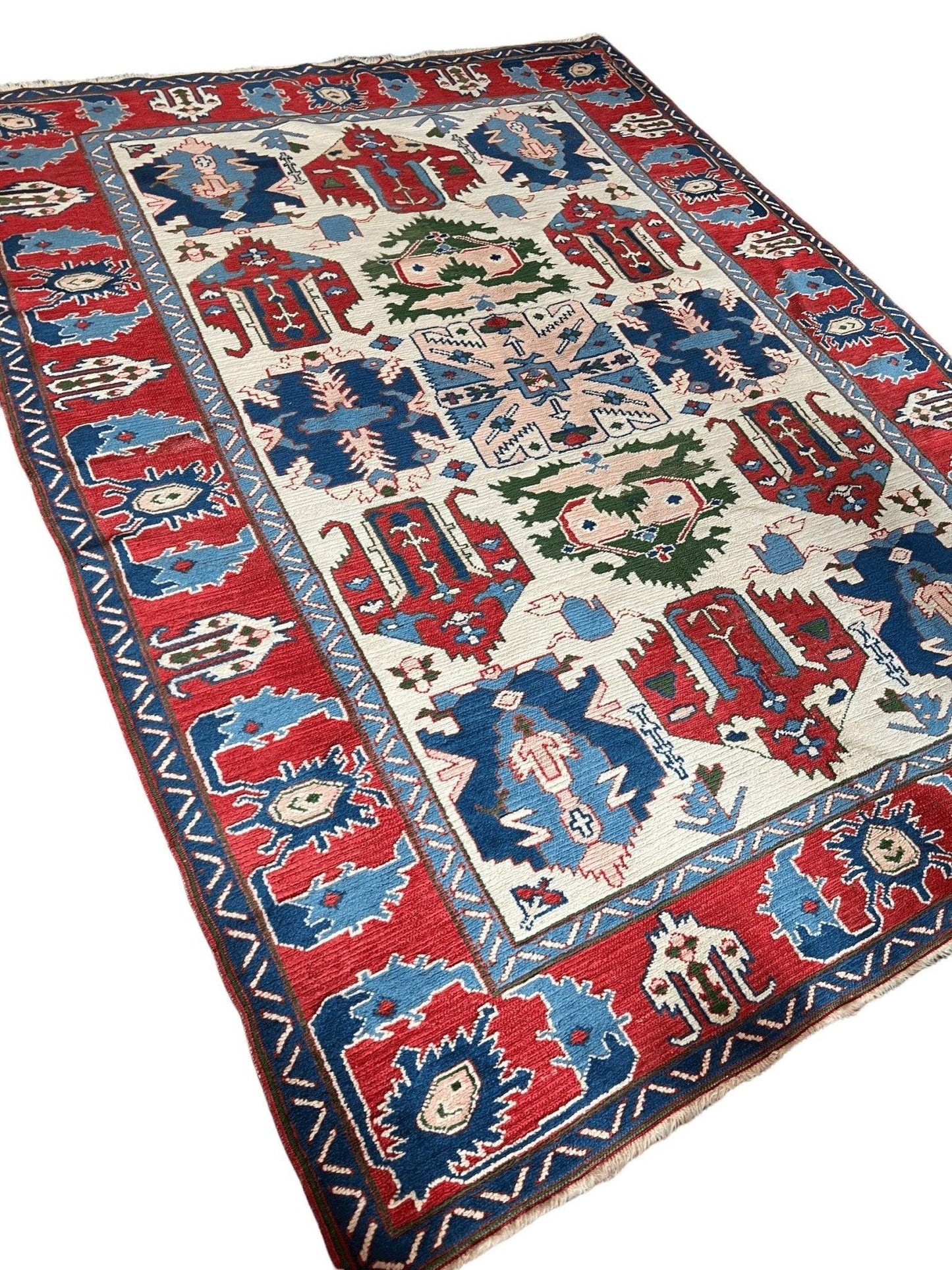 Turkish Wool Rug | 7’ 10” x 6”