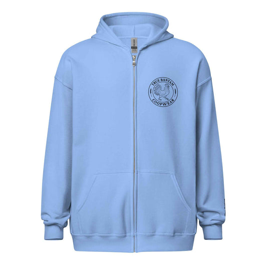 Retro Hen Unisex heavy blend zip bunny hug (hoodie)