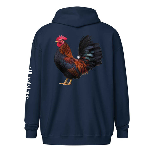 Serama Unisex heavy blend zip bunny hug (hoodie)