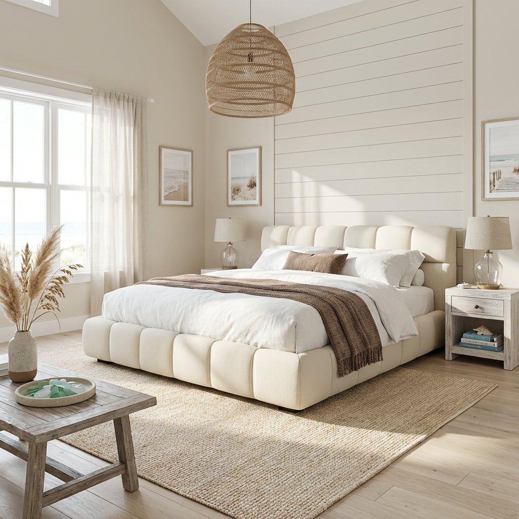 Valencia Modern Low-Profile Tufted Bed