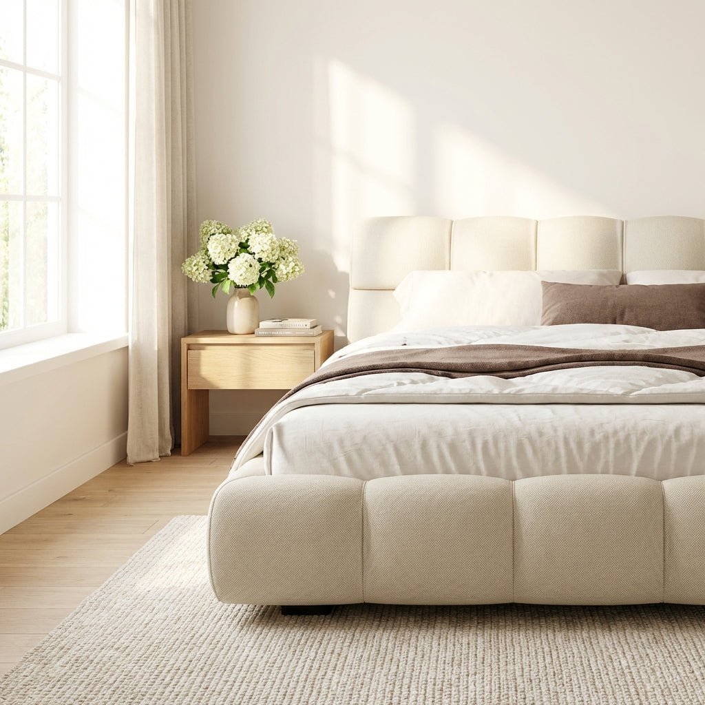 Valencia Modern Low-Profile Tufted Bed