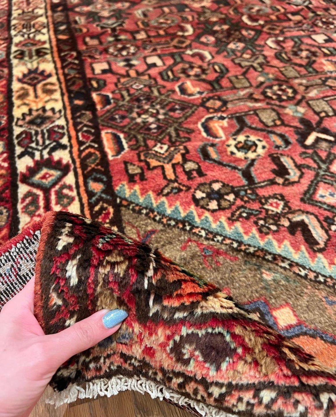 Vintage Hamadan Runner | 9' 8" x 3' 5"