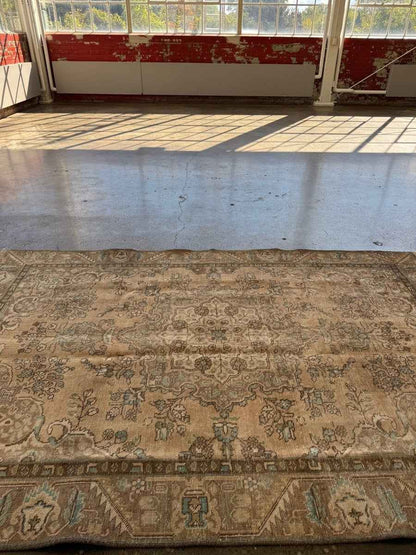 Vintage Tabriz Rug | 6' 1" x 8' 11"